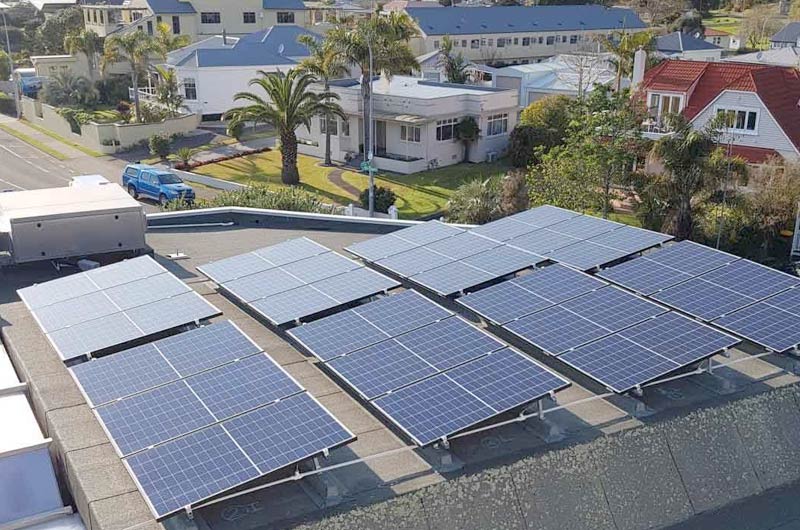 Dynamic Energy Solutions installed a custom designed solar system in a residence.